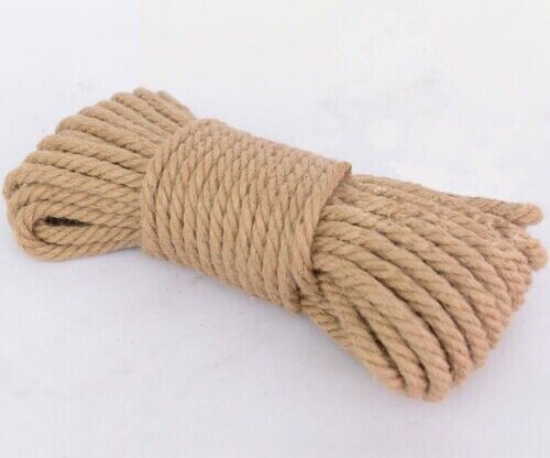 Sisal Rope Natural Jute Hemp Manila Twine Cord Thick 2 3 5 10mm Art Bottle Craft