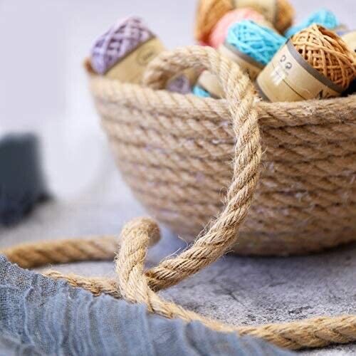 5-10MM  Sisal Rope Natural Jute Hemp Manila Twine String Cord Scratching DIY Art