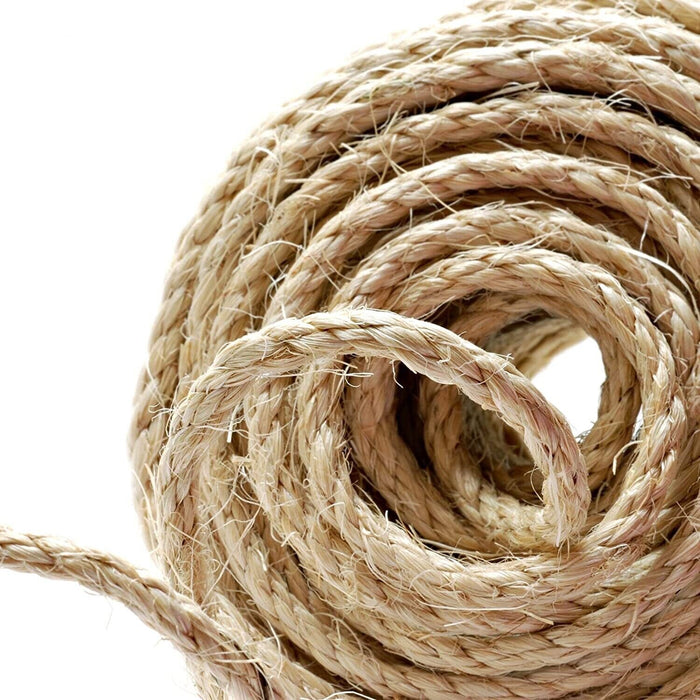 5-10MM  Sisal Rope Natural Jute Hemp Manila Twine String Cord Scratching DIY Art