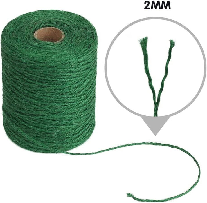 Force pro 4-Ply 65/120mL Jute Twine Sisal Natural Rope  Green Sisal Twine  SpooL