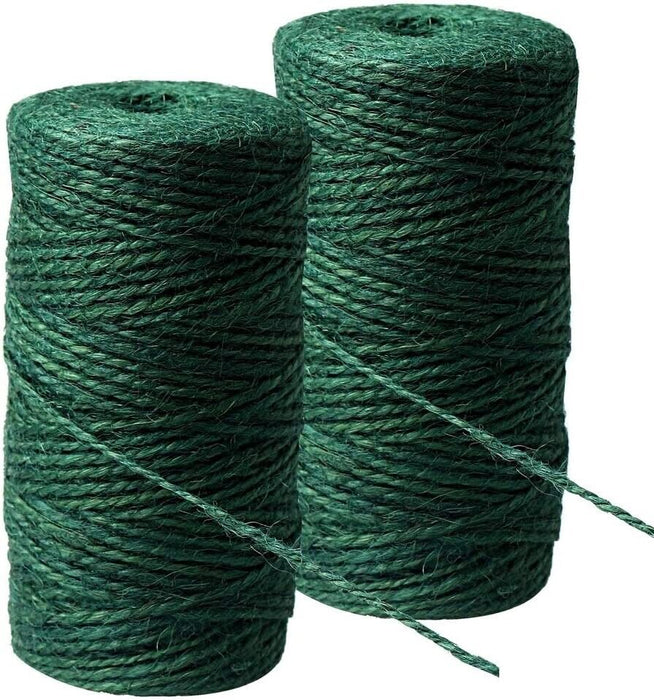 Force pro 4-Ply 65/120mL Jute Twine Sisal Natural Rope  Green Sisal Twine  SpooL