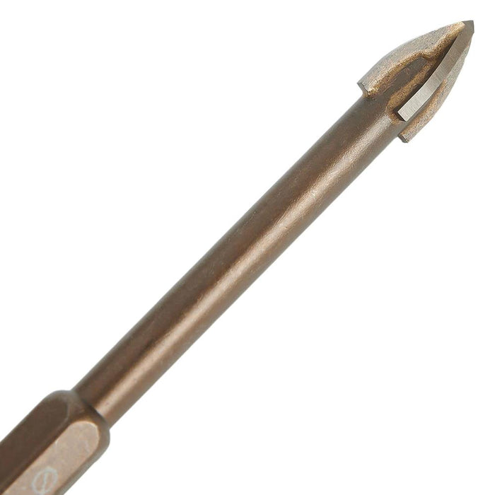 3-12mm 4 Cutting Edges YG6 Tungsten Carbide Tip Ceramic Tile Glass Drill Bit