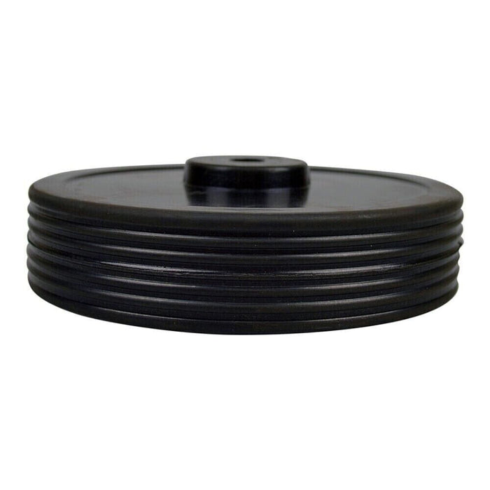 Force pro Jockey Wheel 6" 150mm Solid Rubber Wheel Caravan Motorhome Trailer - FISHER DISCOUNT