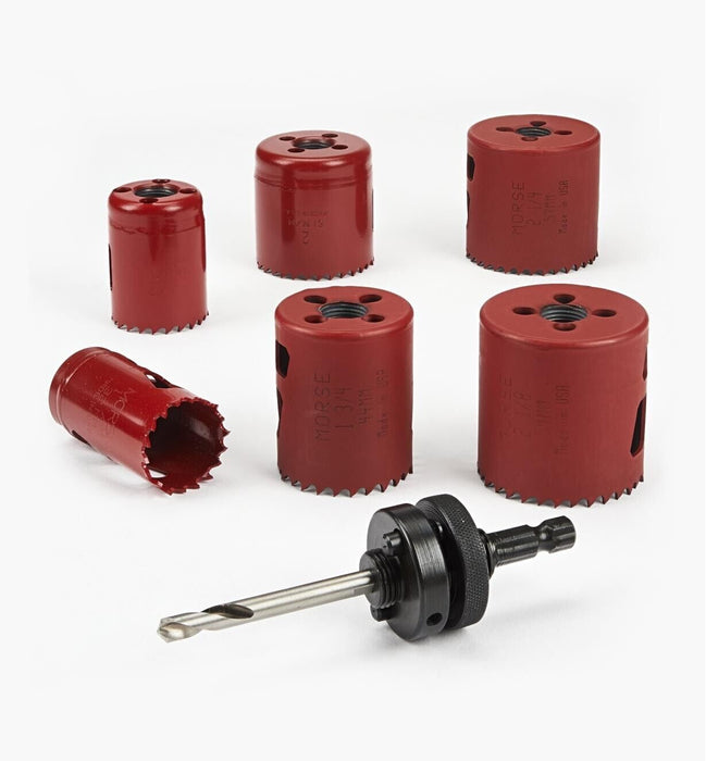 Force pro  HEAVY DUTY BI-METAL M42 COBALT ELECTRICIAN'S HOLE-SAW SET  22-111mm