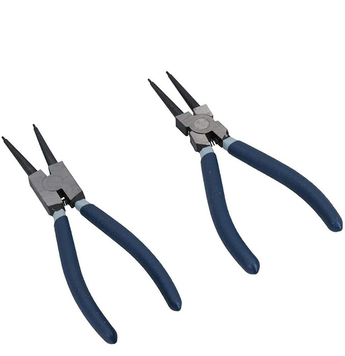 Force pro 2PC 7" Cir-clip Pliers Set Internal External Snap Ring Remove Tool