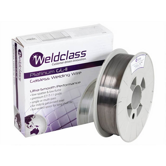 Weldclass 200mm/4.5Kg Spool 0.9mm Platinum 'GL-11' Gasless MIG Welding Wire -