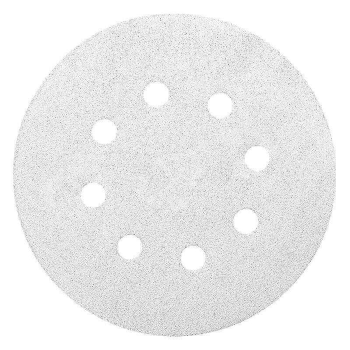 30PC 125mm 5" 80-120G Round Orbital Sanding Disc Discs Hook Loop 8 hole Drywall