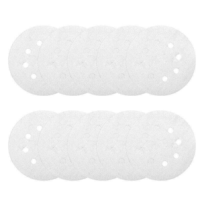 20PCS 180mm 7" 8-Hole Sanding Discs Hook Loop Orbital Sander Pads 80-120 Grit