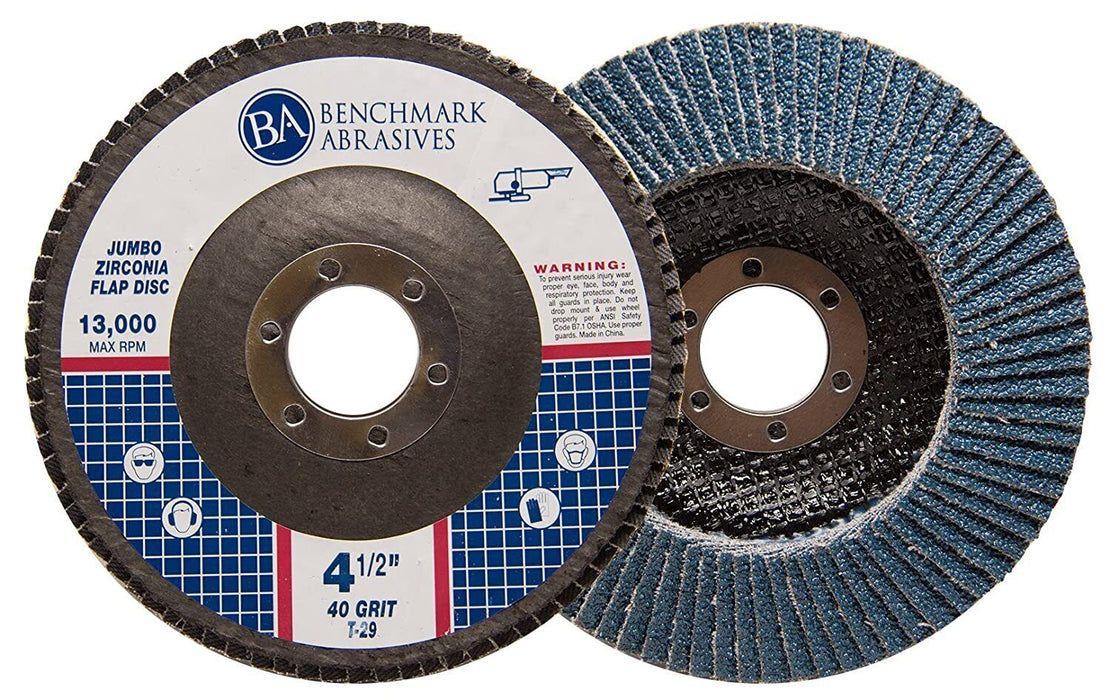 Flap Discs  4/5" Zirconia Sanding Angle Grinder Wheel Workshop 40/80 100/120g