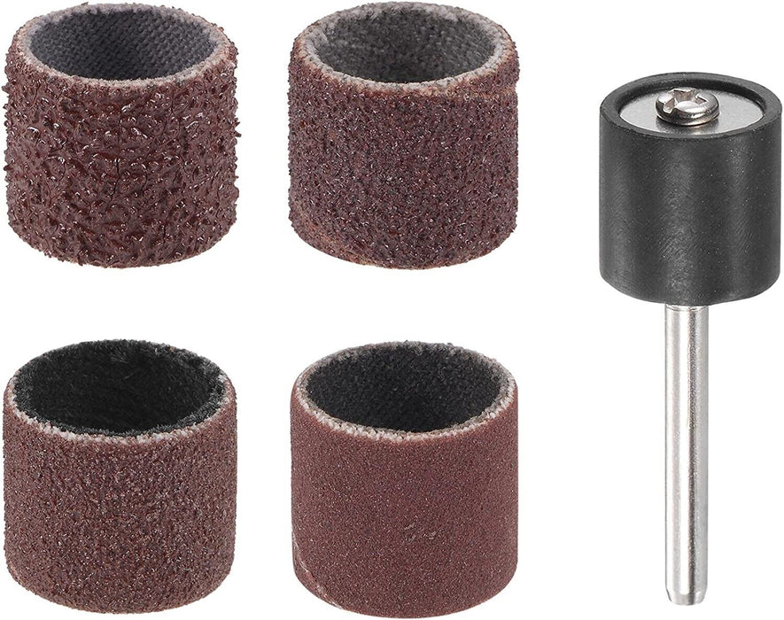 Force pro 63Pcs Sanding Bands Drum Sleeve  Mandrels Dremel Rotary Tools Kit AU