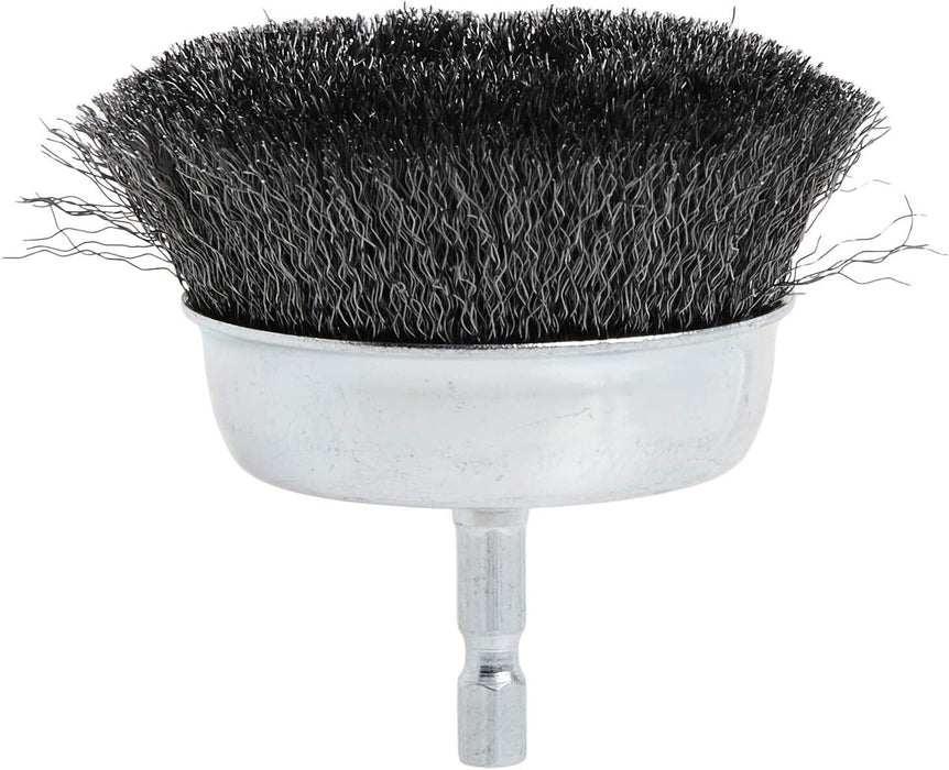 Force pro 25/50/75mm Heavy Duty Metal Wire Wheel Cup Brush Crimped 1/4 Shank