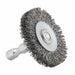 75/100mm Crimp Steel Wire Wheel Brush w/ 1/4" Shank For Die Grinder or Drill - FISHER DISCOUNT