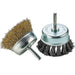 2PC Twist Knot Wire Wheel disc &Cup Brush Set Kit for Angle Grinder  Rust Remova - FISHER DISCOUNT