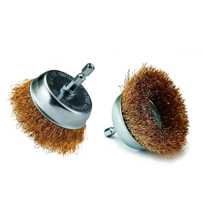 2PC Twist Knot Wire Wheel disc &Cup Brush Set Kit for Angle Grinder  Rust Remova - FISHER DISCOUNT