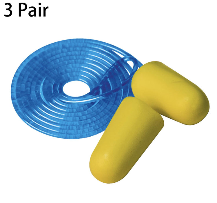 Force pro 3 Pair  1100 Disposable Ear Plug Foam Noise Reducer AS/ NZS 1270:2002