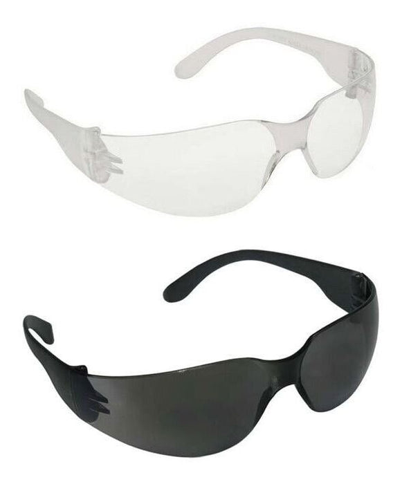 Force pro Safety Lightweight & UV treated Glasses Clear Lens AS/ NZS 133712 PACK