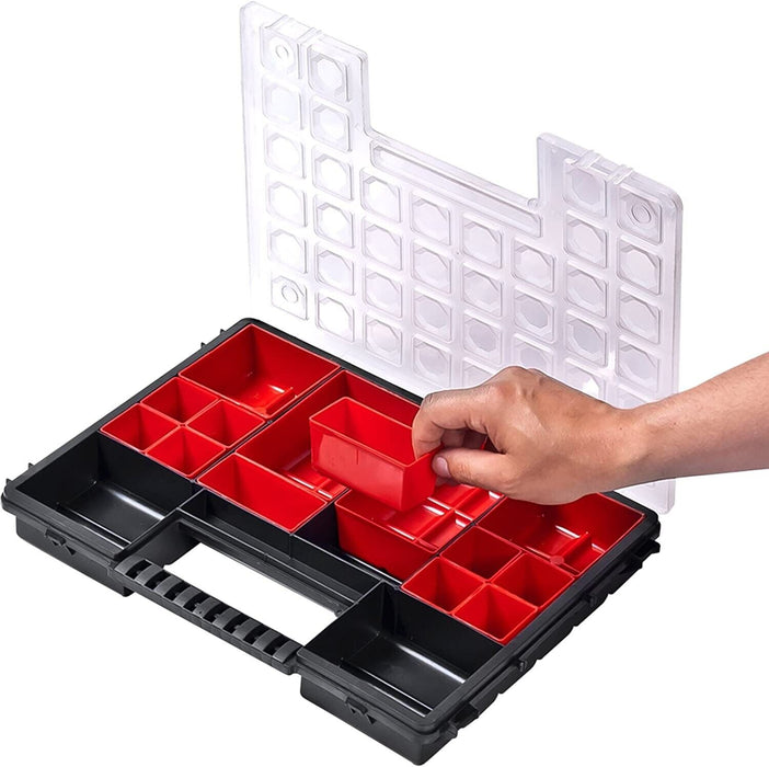 420mm 20Compartment Strong Removable Organiser Durable Heavy Storage Box