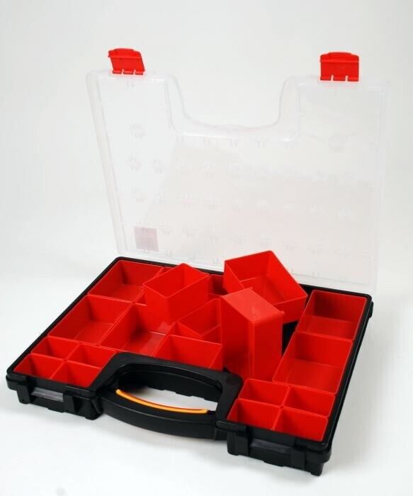 420mm 20Compartment Strong Removable Organiser Durable Heavy Storage Box