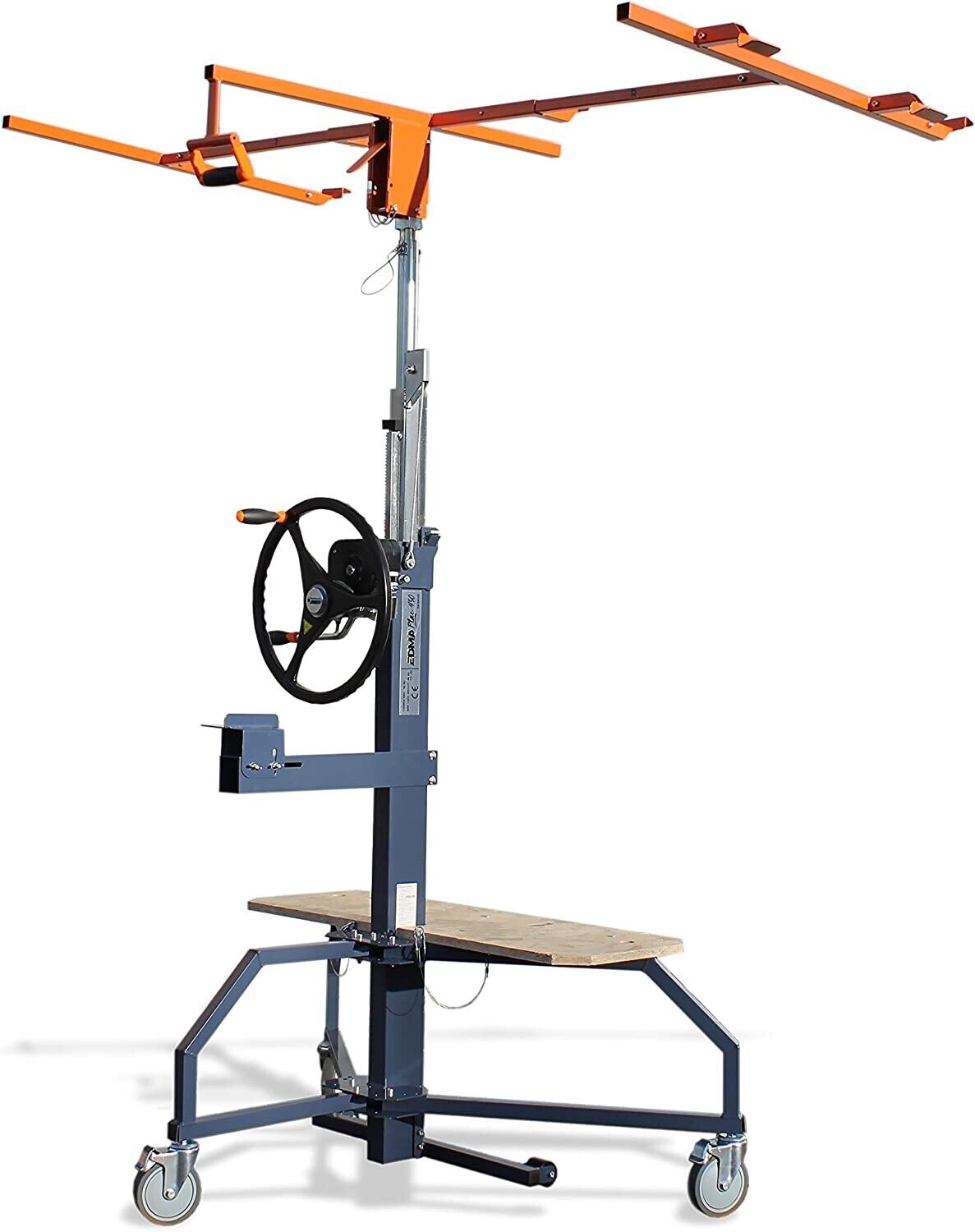 Tectake® Plasterboard Lifter With Winch Wheel, Brake, Adjustable Load - View #9