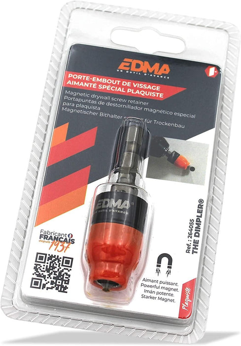 EDMA BIT HOLDER SCREWDRIVER DIMPLER ADAPTOR DRILL 264055 Made in French - FISHER DISCOUNT