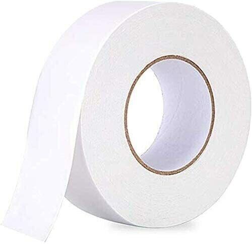 White Roll of Double-sided Thin Adhesive Tape -18mm x /2.55m Acid & Photo Safe - FISHER DISCOUNT