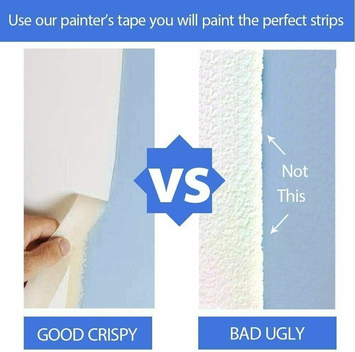 Force pro MASKING TAPE Painter Painting Tape CrepePaper 19mm 25mm 36mm  50mm DIY