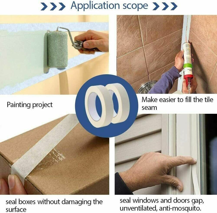 Force pro MASKING TAPE Painter Painting Tape CrepePaper 19mm 25mm 36mm  50mm DIY
