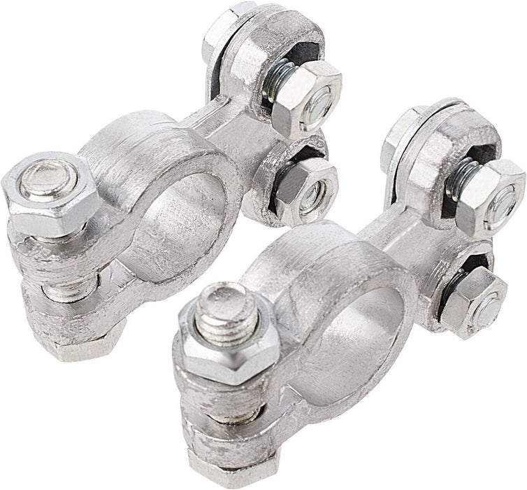 A Pair Heavy duty Extra thick wall Battery Terminal Clamp Connector Clip