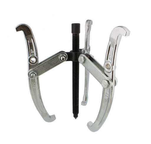 4'' 6''  Bearing Gear 3 Jaw Puller Remover Drop Forged Reversible Jaws Tool - FISHER DISCOUNT