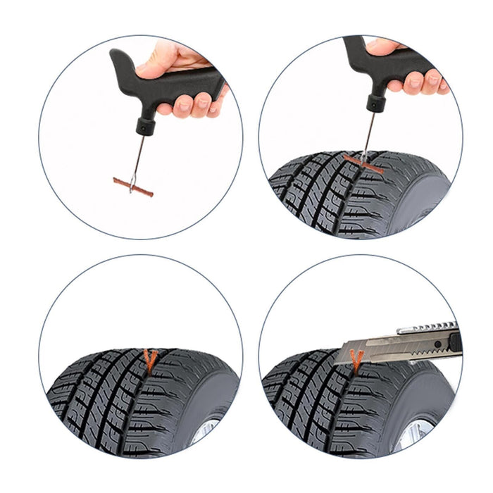 Tubeless Tyre Repair Kit Tire Puncture Emergency Repair Tools Car Motorbike