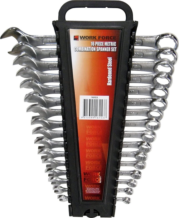 Force pro16PCS  Spanner Set Metric  Combination Open  Box Wrench+Roll bag 6-22mm