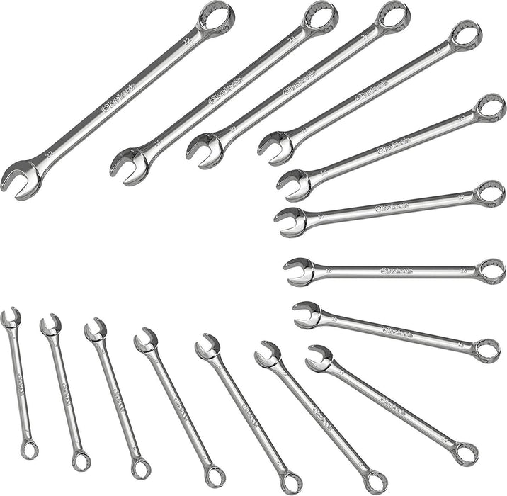 Force pro16PCS  Spanner Set Metric  Combination Open  Box Wrench+Roll bag 6-22mm