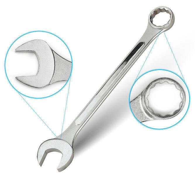 AuzGrip Jumbo Ring Open End Spanner Imperial SAE/AF 1-5/16-2.1/2" Made in Taiwan