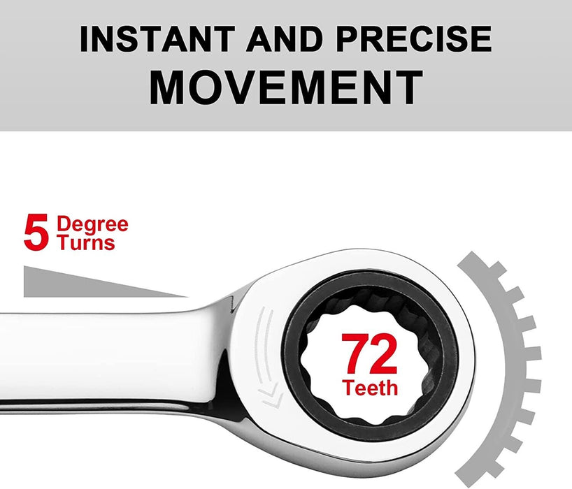 Force pro Ring Open End Ratchet Spanner AF/SAE singe one 5/16"-1" Made in Taiwan