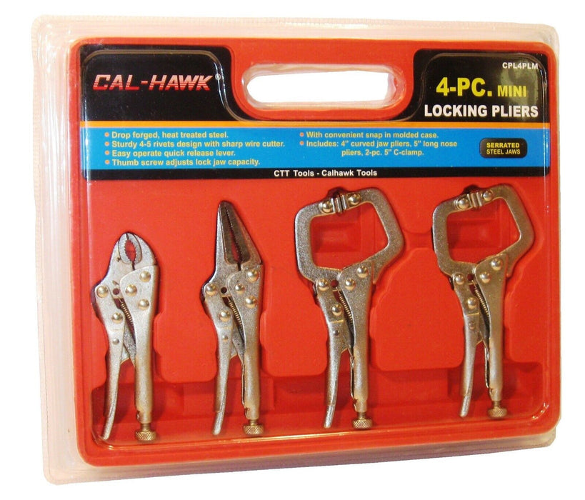 GRI4pcs MINI Clamps Mig Welding Locking Plier C-Clamp Vice Grip Heavy Duty Steel