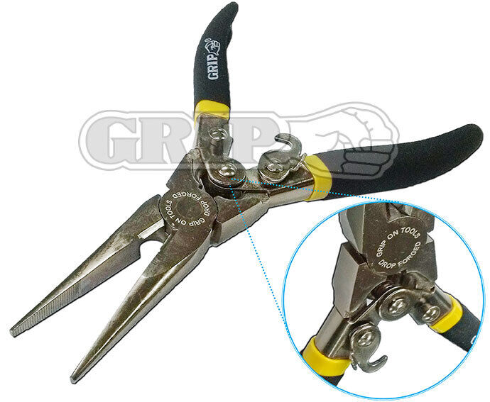 Force pro Added Double Joint COMBINATION/LONG NOSE PLIEREnergy Saving Pliers