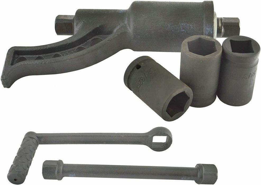 1:65 Torque Multiplier Set Wrench Lug Nut w/ 2 Sockets4800Nm/M For Truck Lugnut