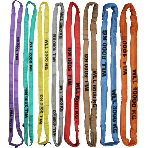 Force pro LIFT SAFE - Round Lifting Slings - 1, 2, 3, 4, Tonne - 0.5m to 10m - FISHER DISCOUNT