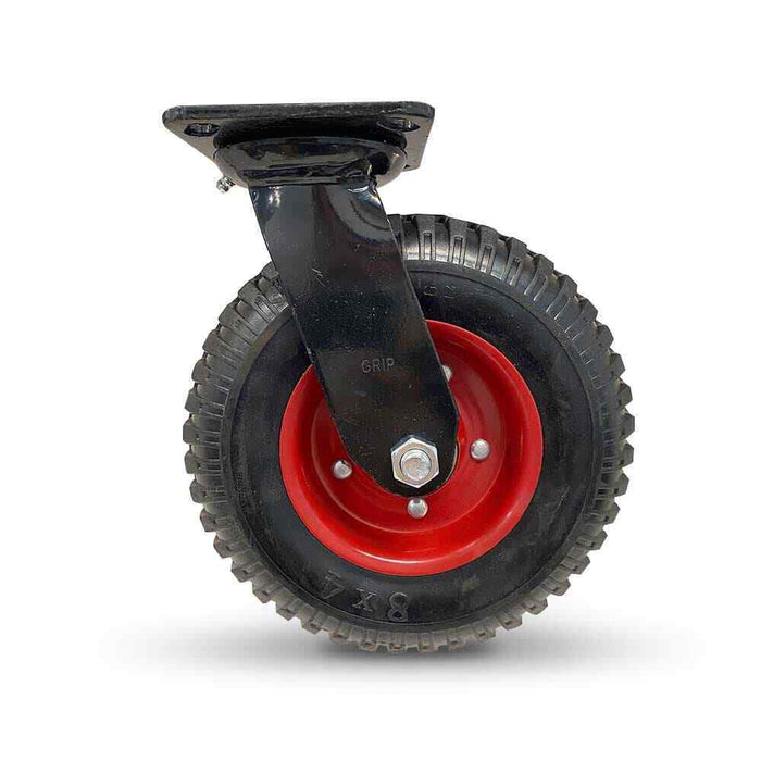 Force pro 160/206mm 150/235kg Rubber Wheel Steel Core Swivel Castor