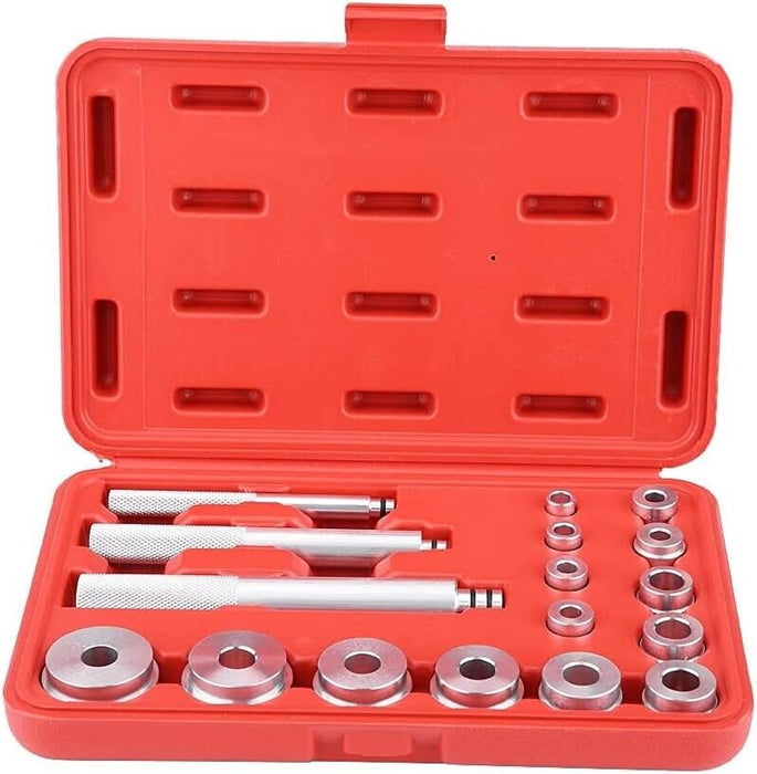 Force pro  17pc Aluminiu Wheel Bearing Race Seal Bush Driver Set Garage Tool Kit