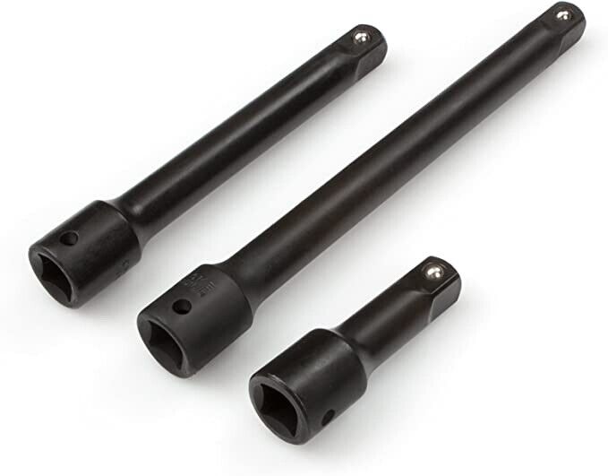 Force pro 6 PC 1/2" SQ. DR. IMPACT ADAPTOR & EXTENSION BAR SET Made in Taiwan