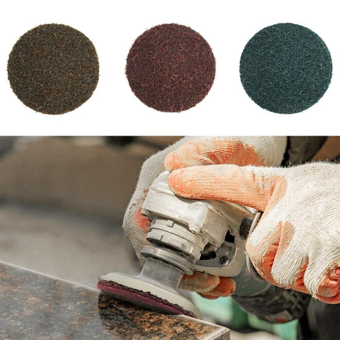 Premium 50/75MM" 10/20pc Silicon Carbide ROLOC Coarse/Medium/Fine