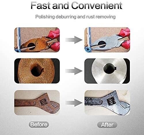 Premium 50/75MM" 10/20pc Silicon Carbide ROLOC Coarse/Medium/Fine