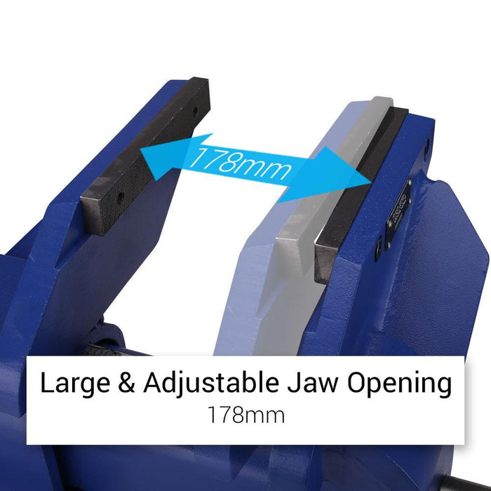 Force pro TRADE OFFSET STEEL FABRICATED VICE 100/125/150/200mm Made in Taiwan