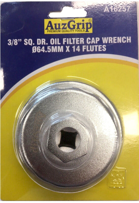 3/8" SQ. DR. OIL FILTER CAP WRENCH 64.5MM X 14 FLUTES 6 & 8 Cylinder Camry Lexus