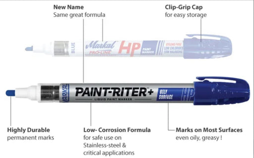 Markal Marker Paint Pen Made in Germany White Yellow Red Black Orange Blue Pink - FISHER DISCOUNT