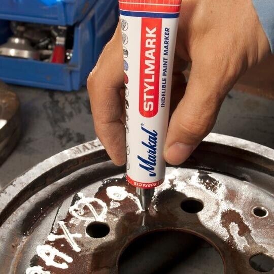 Markal Stylmark Paint Marker Made in USA White Yellow Black - FISHER DISCOUNT