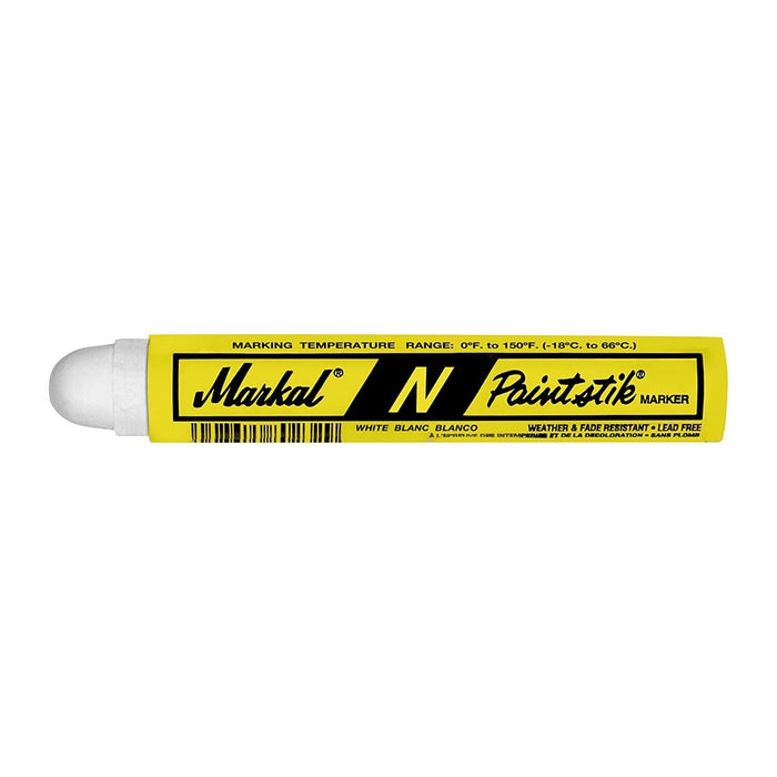 Markal Paintstik B 17mm - White 1PC Made in USA ship building metal fabrication