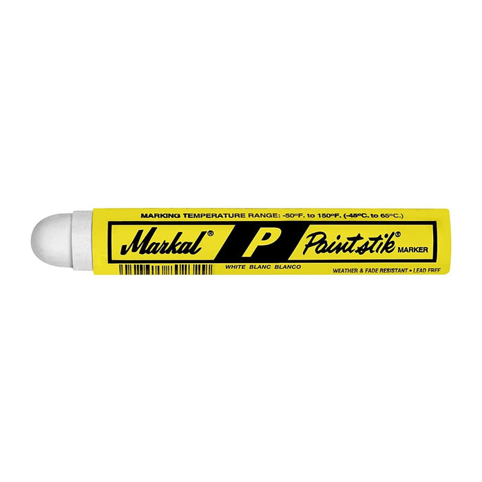 Markal PGALVANISER’S White Paintstik Solid Paint Marker, White 17mm Made in USA