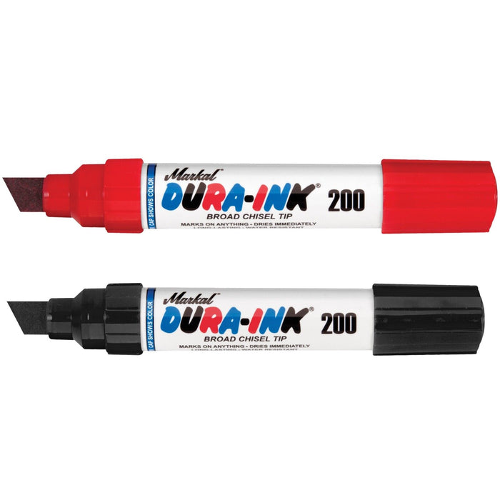 Markal Dura-Ink® DURA INK #200 MARKER BROAD CHISEL TIP RE­ Made in USA